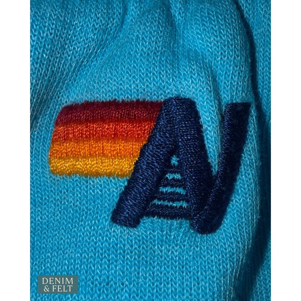 Aviator Nation‎ 5 Stripe Sweatpants Sky Neon Rainbow Jogger Lounge Beach Medium - Picture 11 of 14